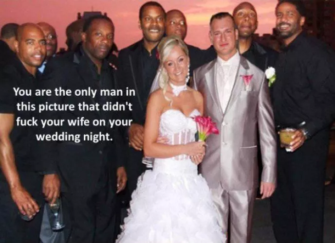 But was the only one to eat her pussy and ass. After each guy dumped a load in her holes, I was made to lick it clean. Some even made me suck their cocks clean. I can't wait for the honeymoon!