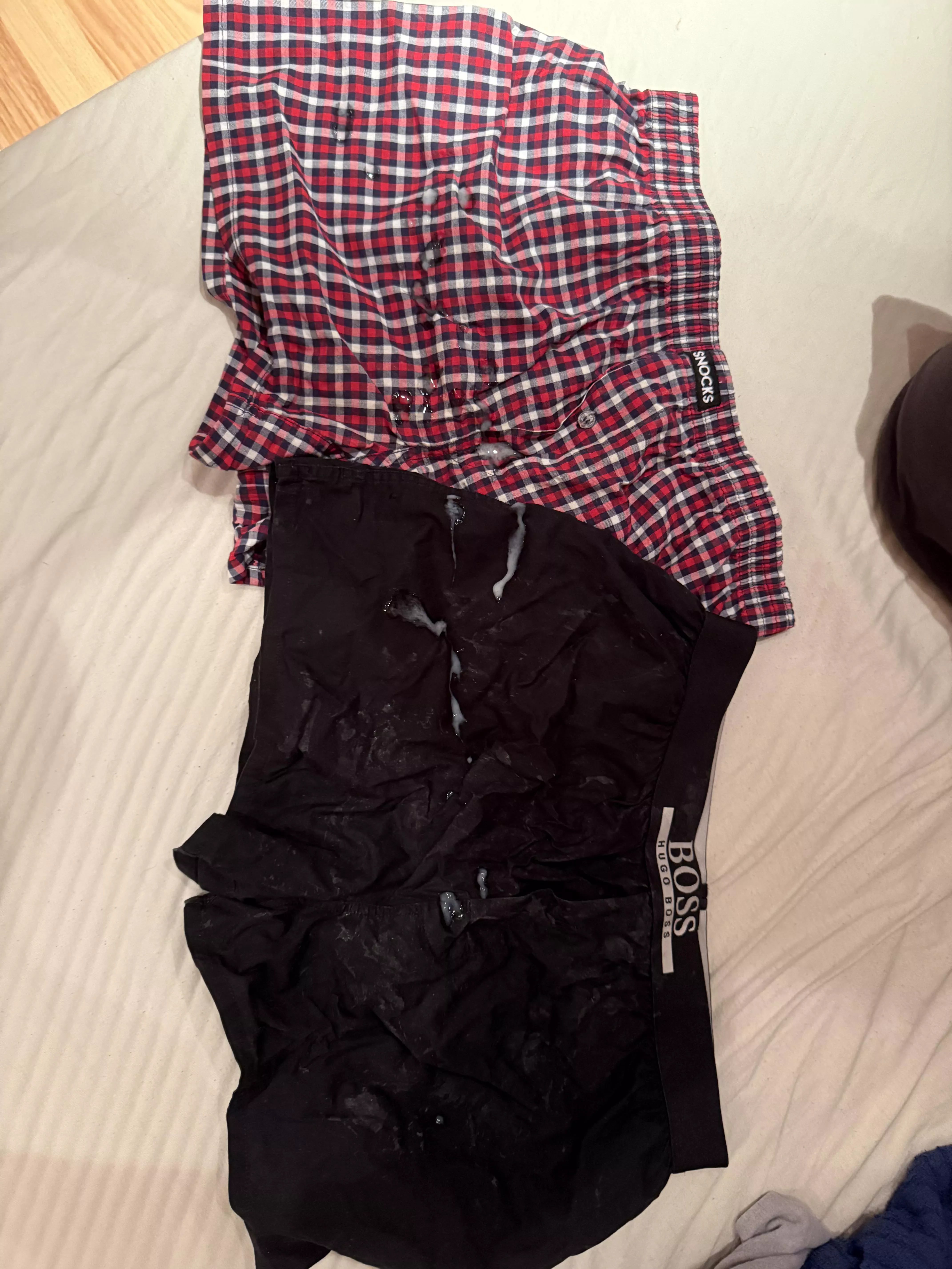 Came a lot on to these 