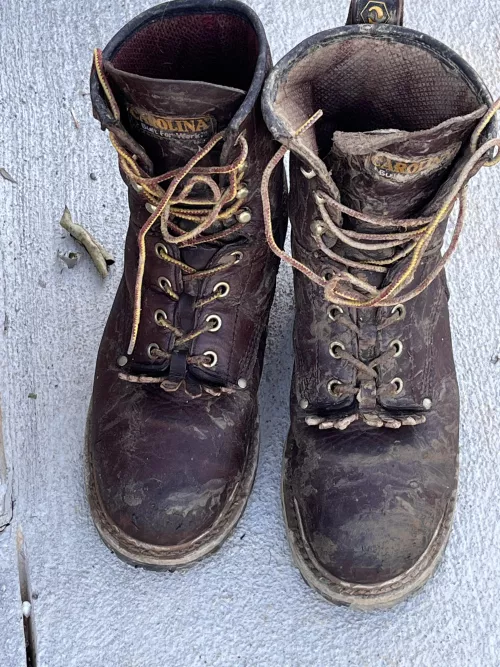 Carolina boots after the Carolina floods 