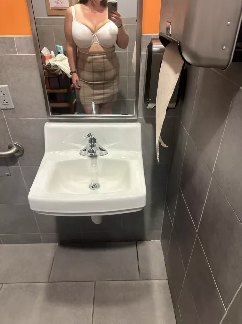 Changing from my work clothes to my gym clothes