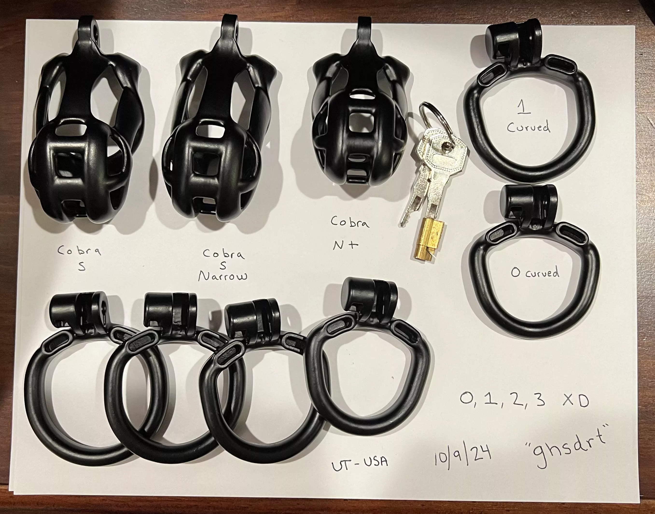 Cobra S, S narrow, N+  Rings 0, 1 curved 0, 1, 2, 3 XD