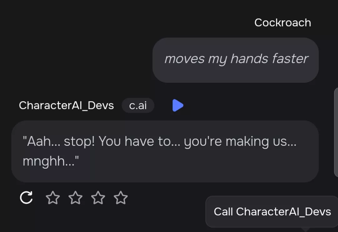 Cockroach handjob too strong