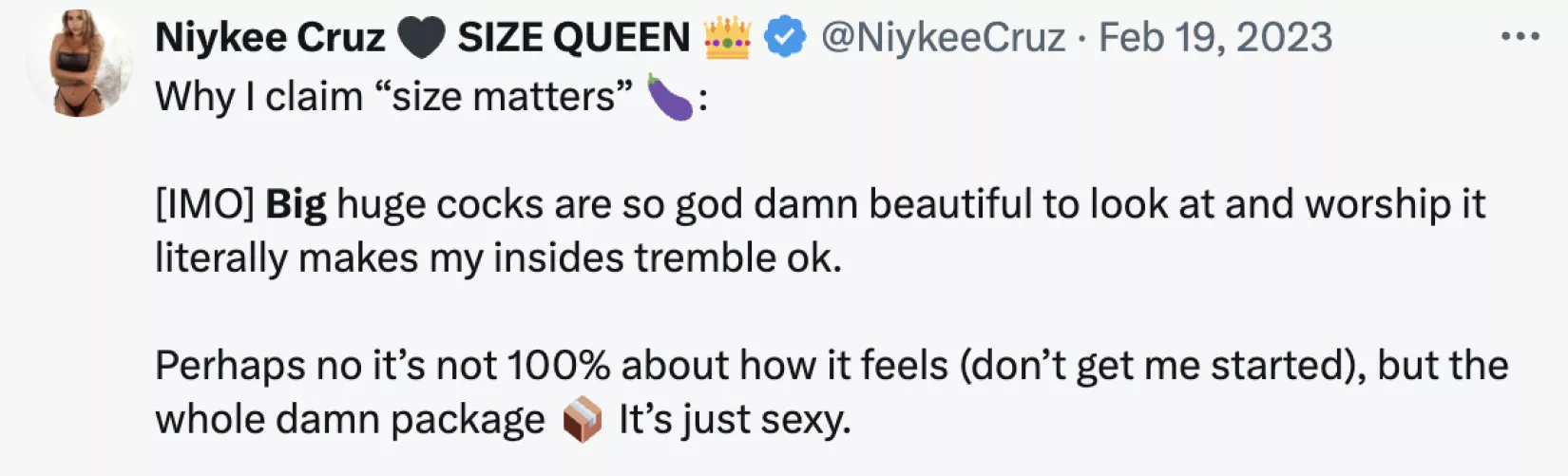 Could You Score a Woman This Hot with These Standards? 