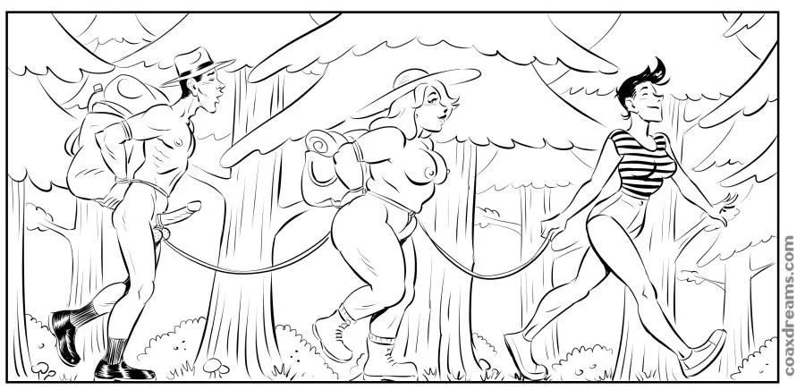 Currently inking three new pages for the 'Kidnap Party' comic.