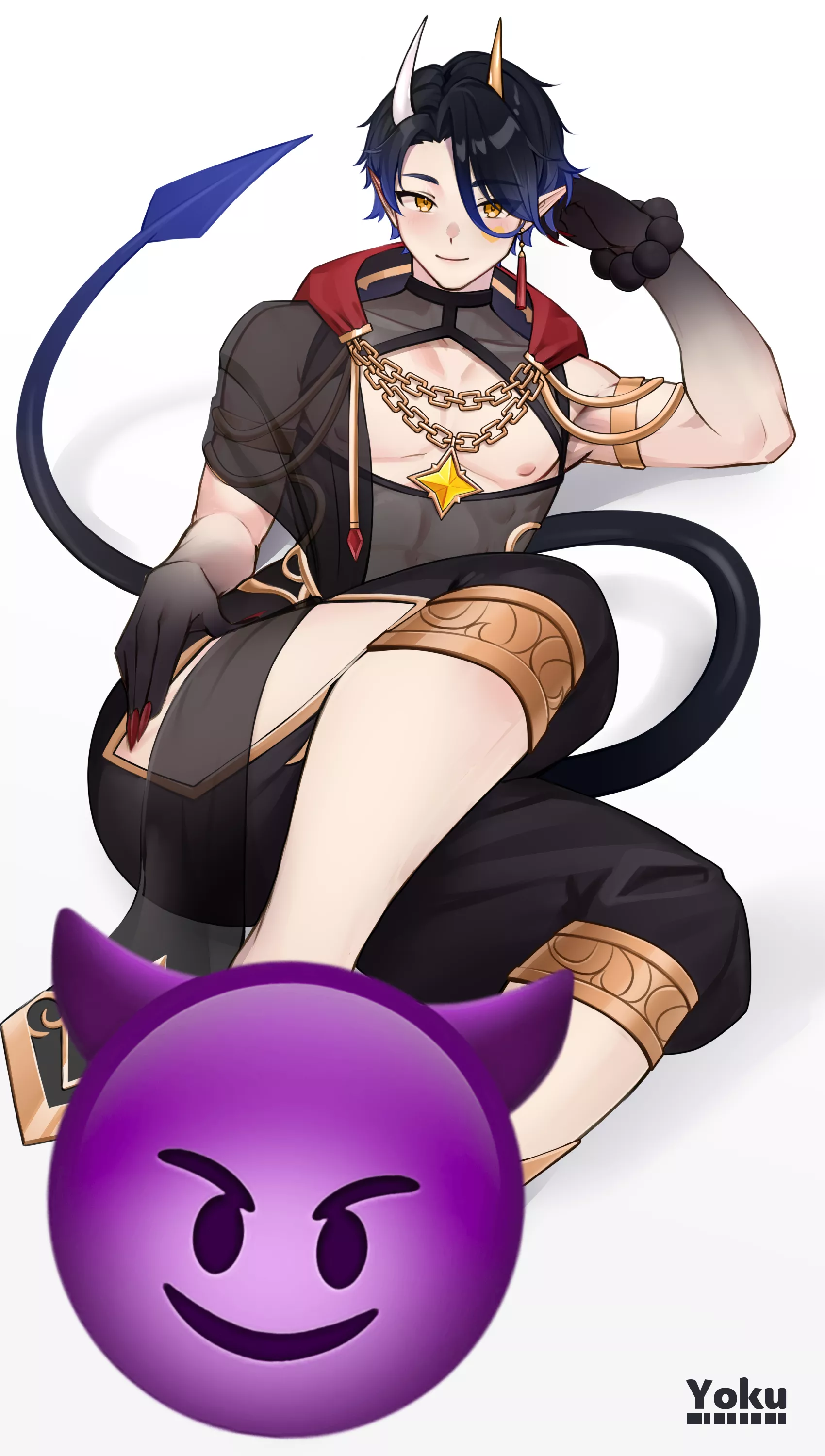 Daemon Prince whose new to the scene, debut in October! ❤️‍🔥😈❤️‍🔥