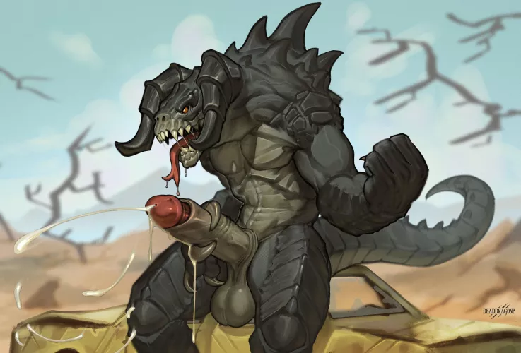 Deathclaw in need (phinnherz)