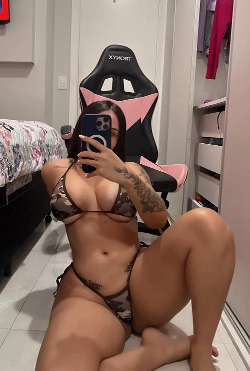 Describe my tight body using just two words if you can