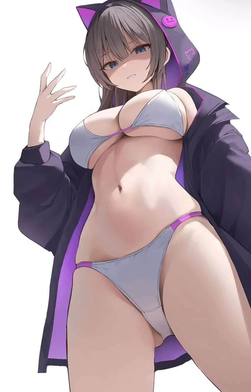 Disgusted in Cat Hood [Original]