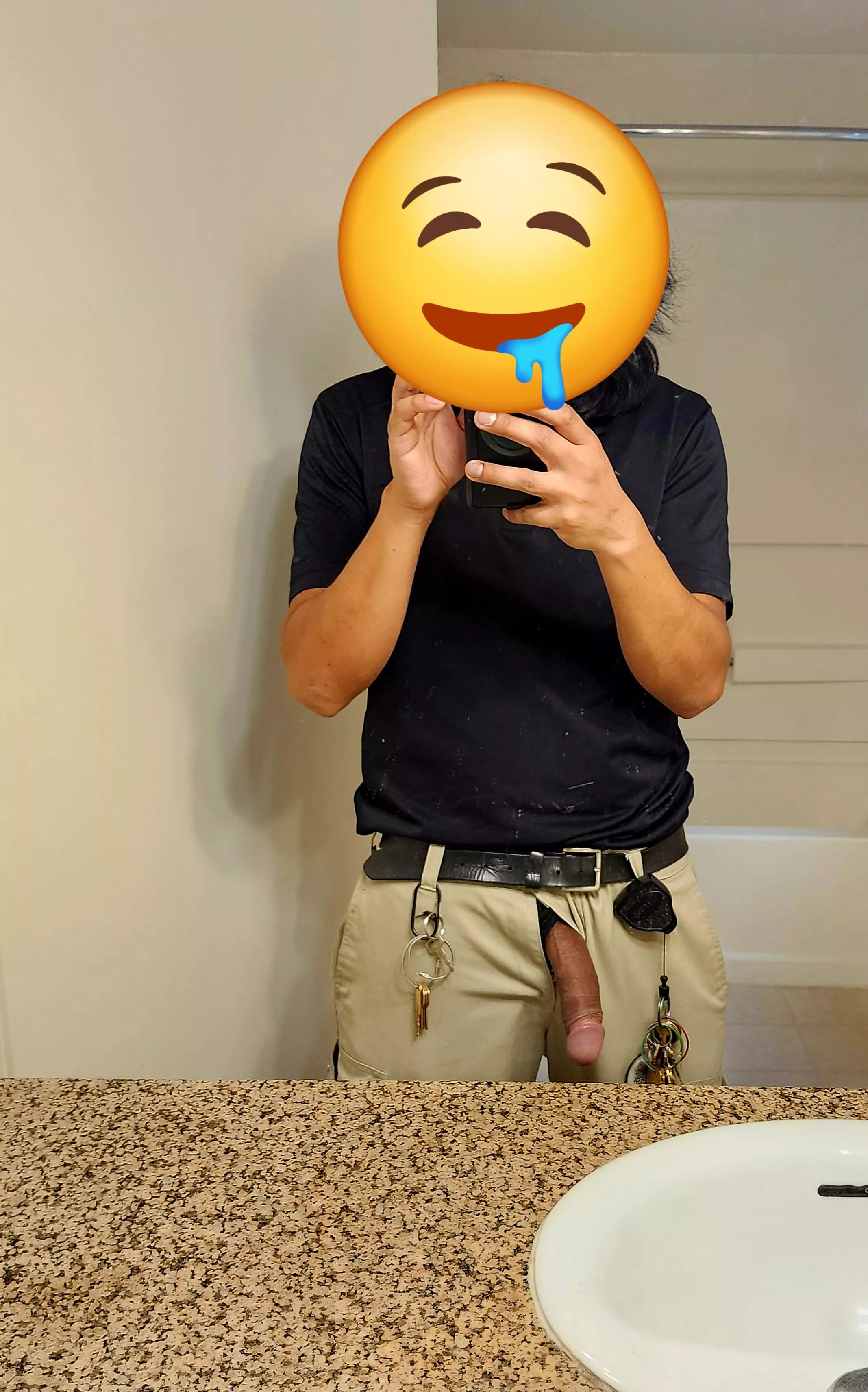 Distracted, horny, and sexting at work earlier today.