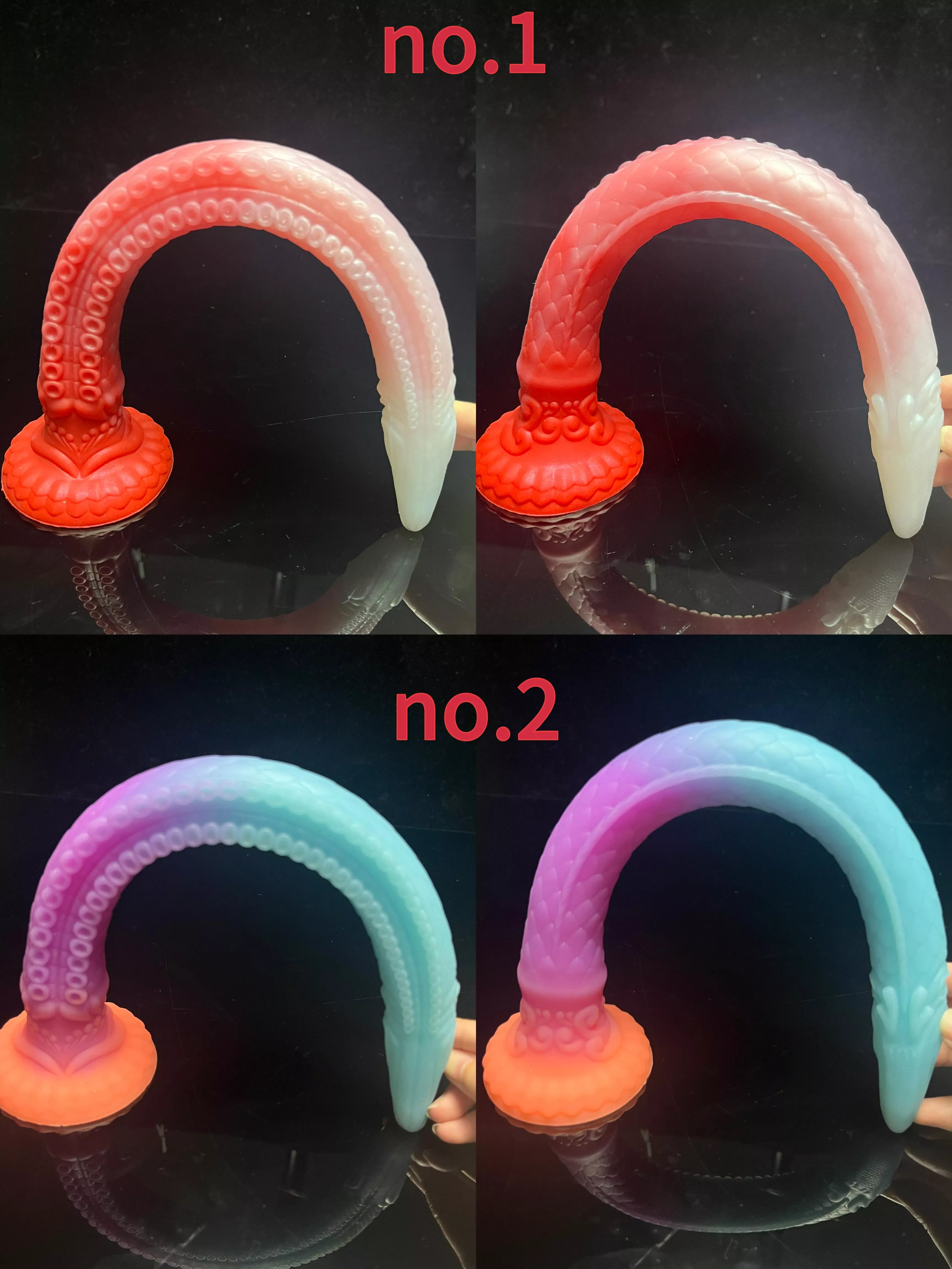 dragon & tentacle dildo🐉🐉which color do you prefer
