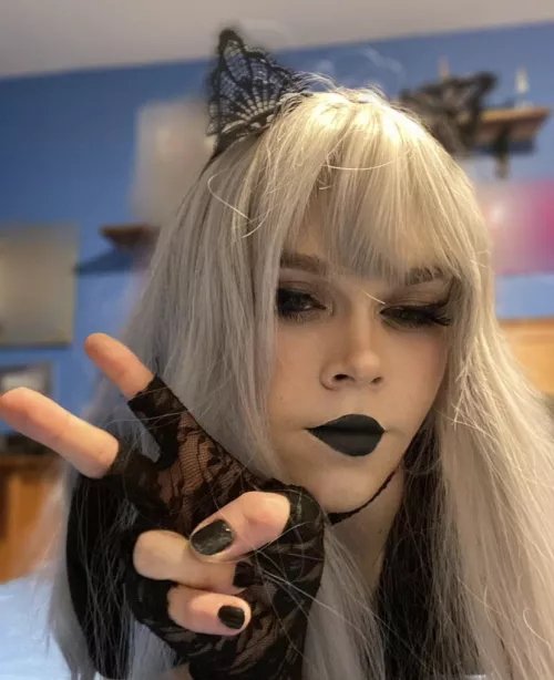 Dressing goth is always so fun