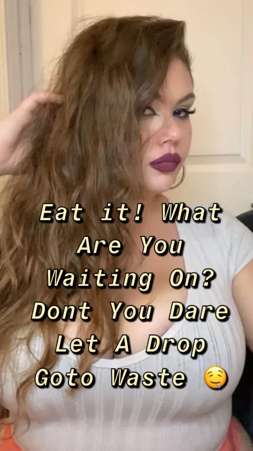 Eat It Loser!! Dont You DARE Let A Single Drop Goto Waste 🤤🤤