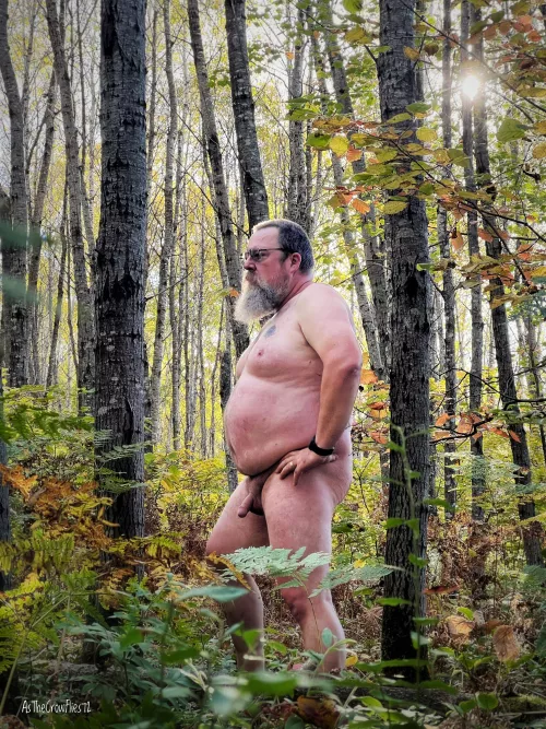 Enjoying a warm fall day