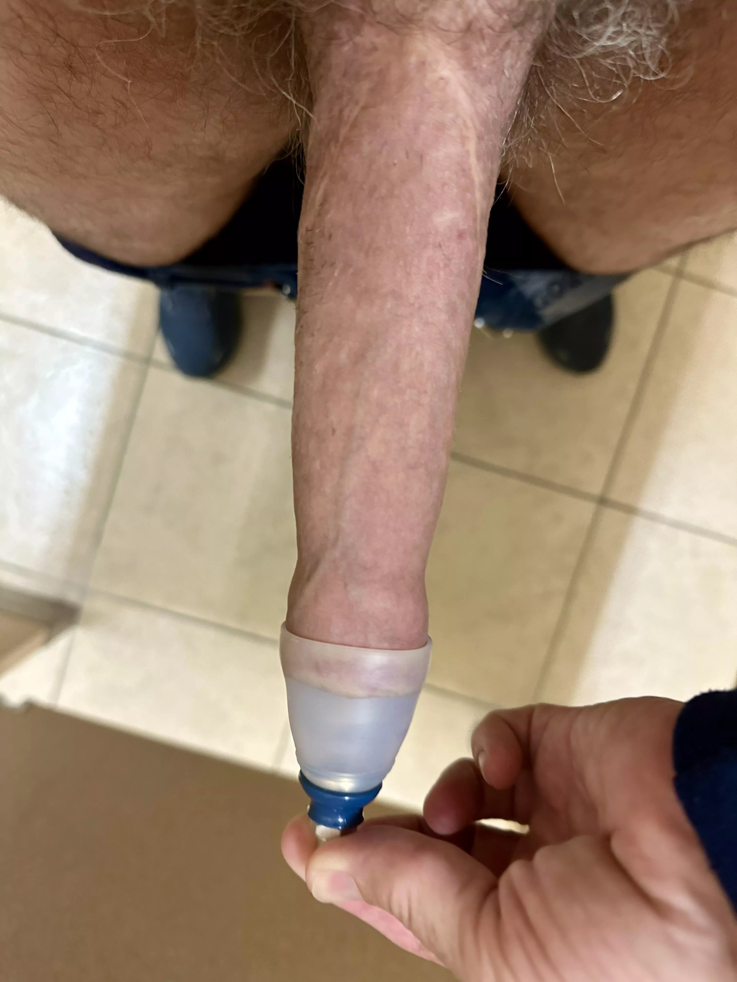 Erect coverage before flaccid rollover?