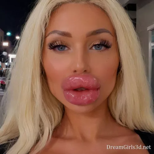 Feeling confident with my full and lush lips.