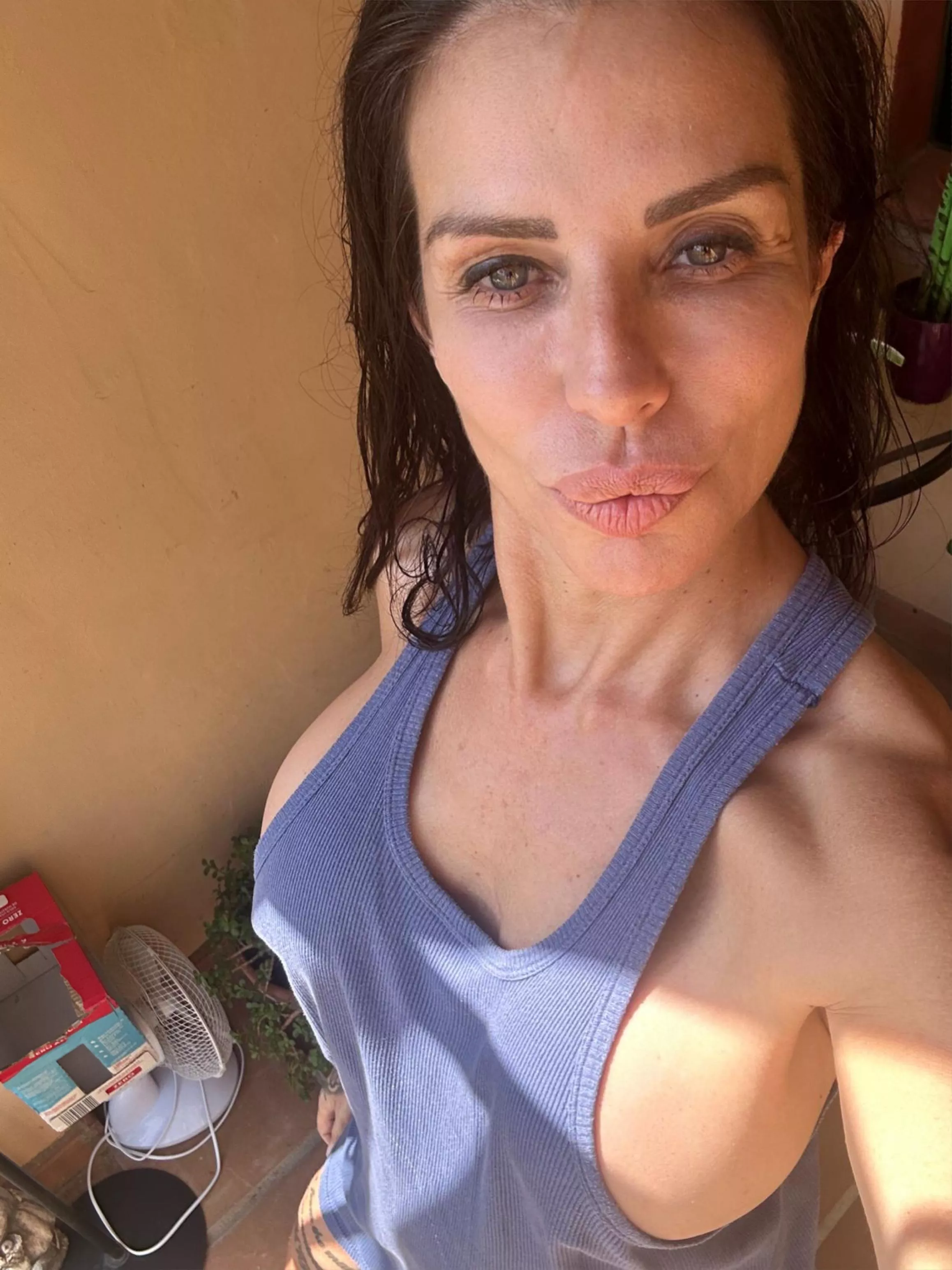 First selfie of the day.