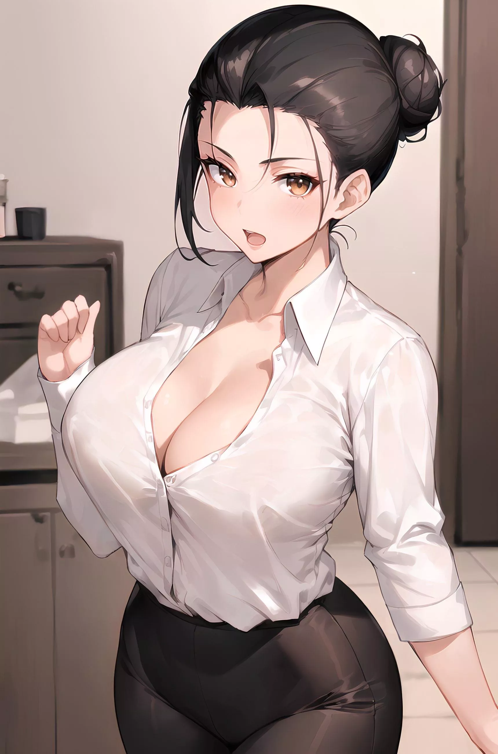 Flustered Office Lady~ (AI-Generated)