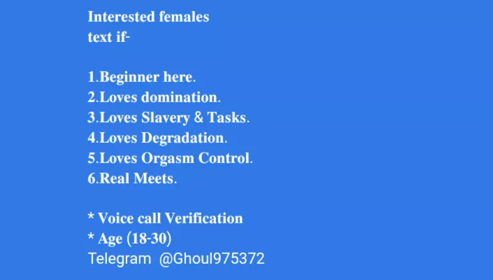 For Kinky and submissive muslim girls