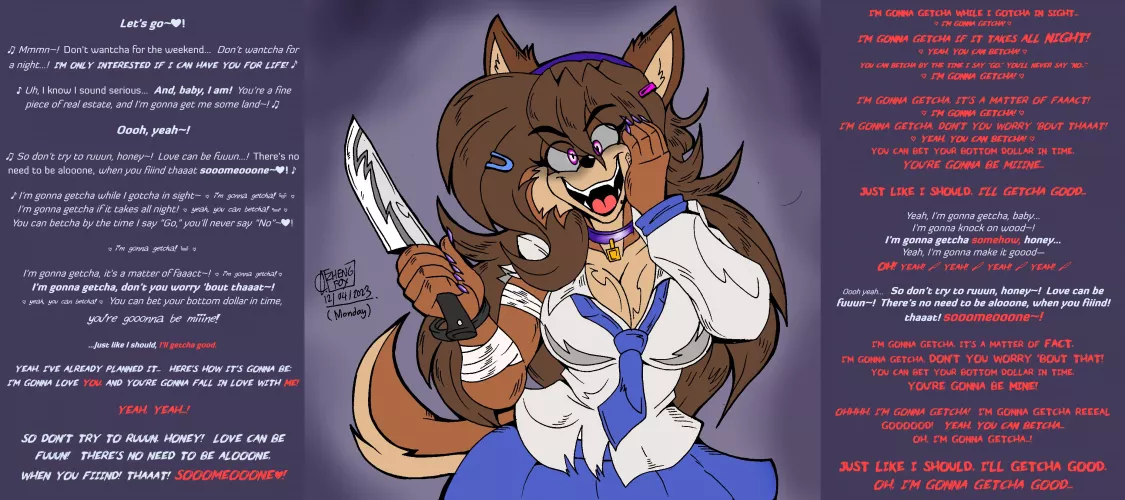 [Fx???] I'm Gonna Getcha Good! [Song-spoof ♫][Yandere][Female Anthro on ???][Femdom?][