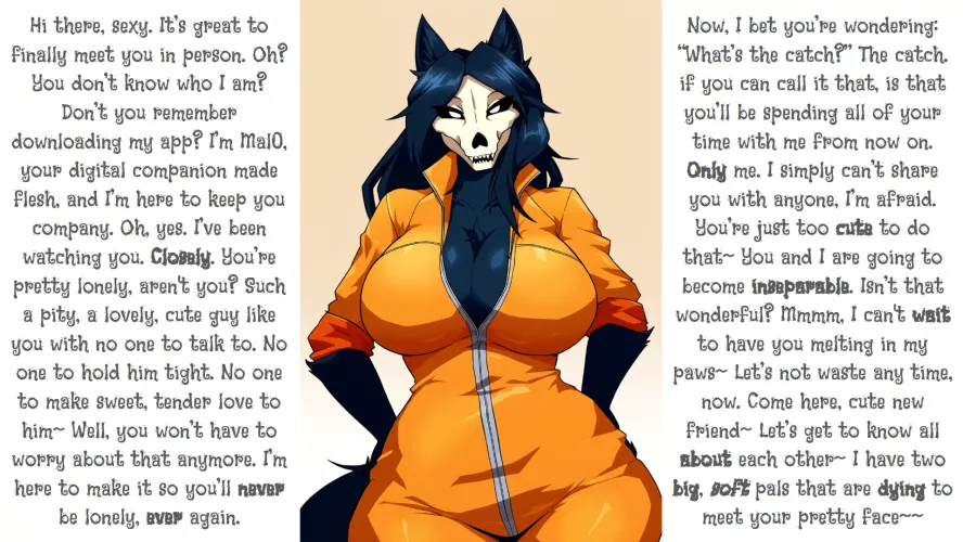 [FxReader] Your New Companion [Mal0] [Flirting] [Dialogue only] [NovelAI] 