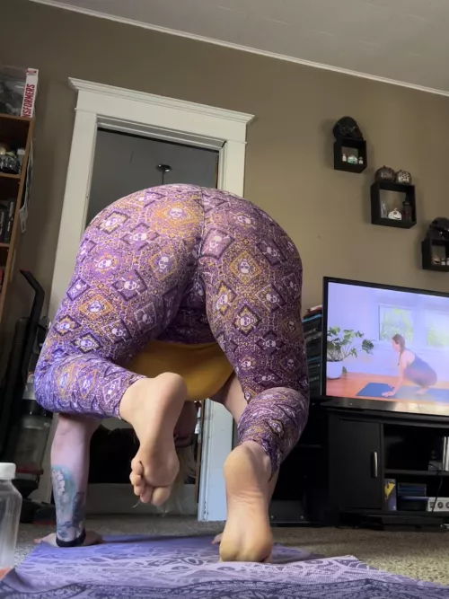 Getting closer to hand stands!! 