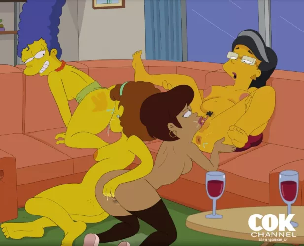 Girls party [Marge Simpson,The Simpsons] (gosgoz)