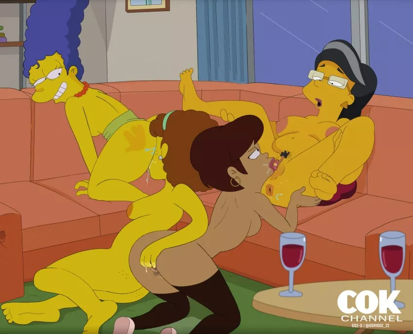 Girls party [Marge Simpson,The Simpsons] (gosgoz)