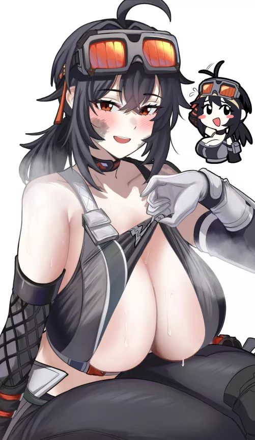 Grace letting her girls breathe