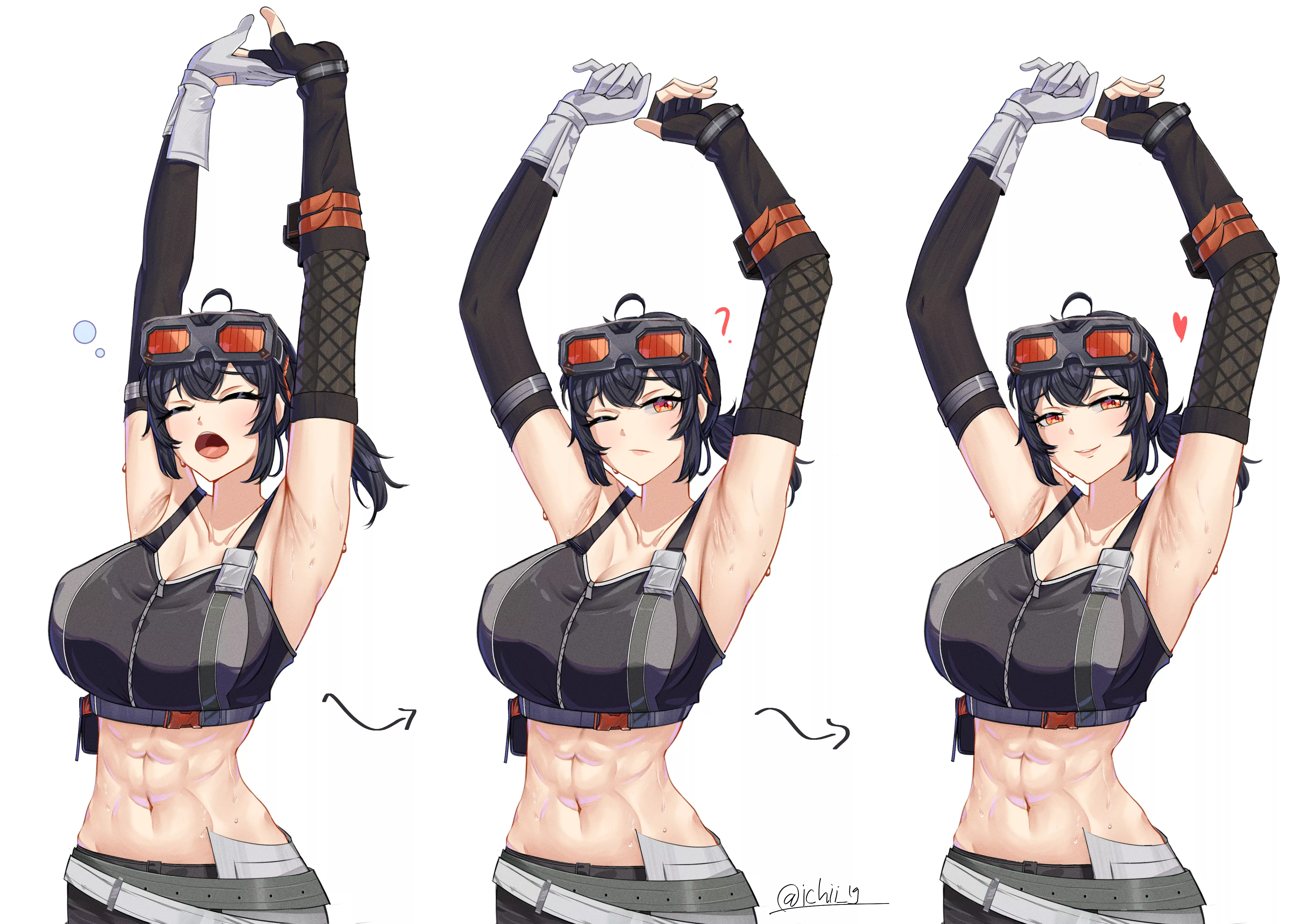 Grace stretching[Ichii_19]