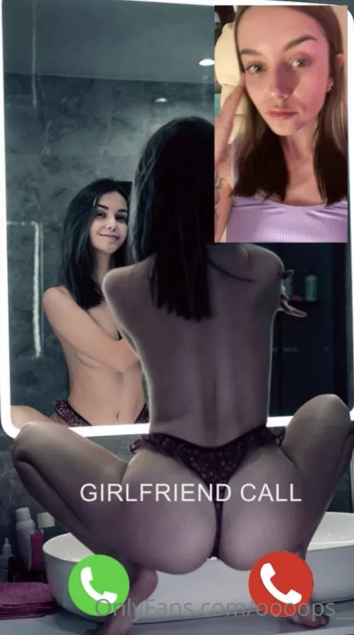 Guess who’s calling ♥️ Full video on my OF