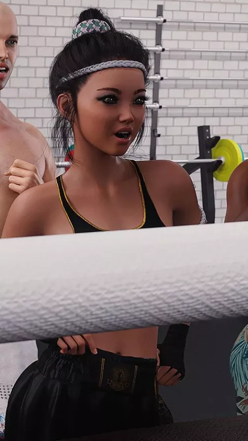 Gym girl's path when? She's a hottie