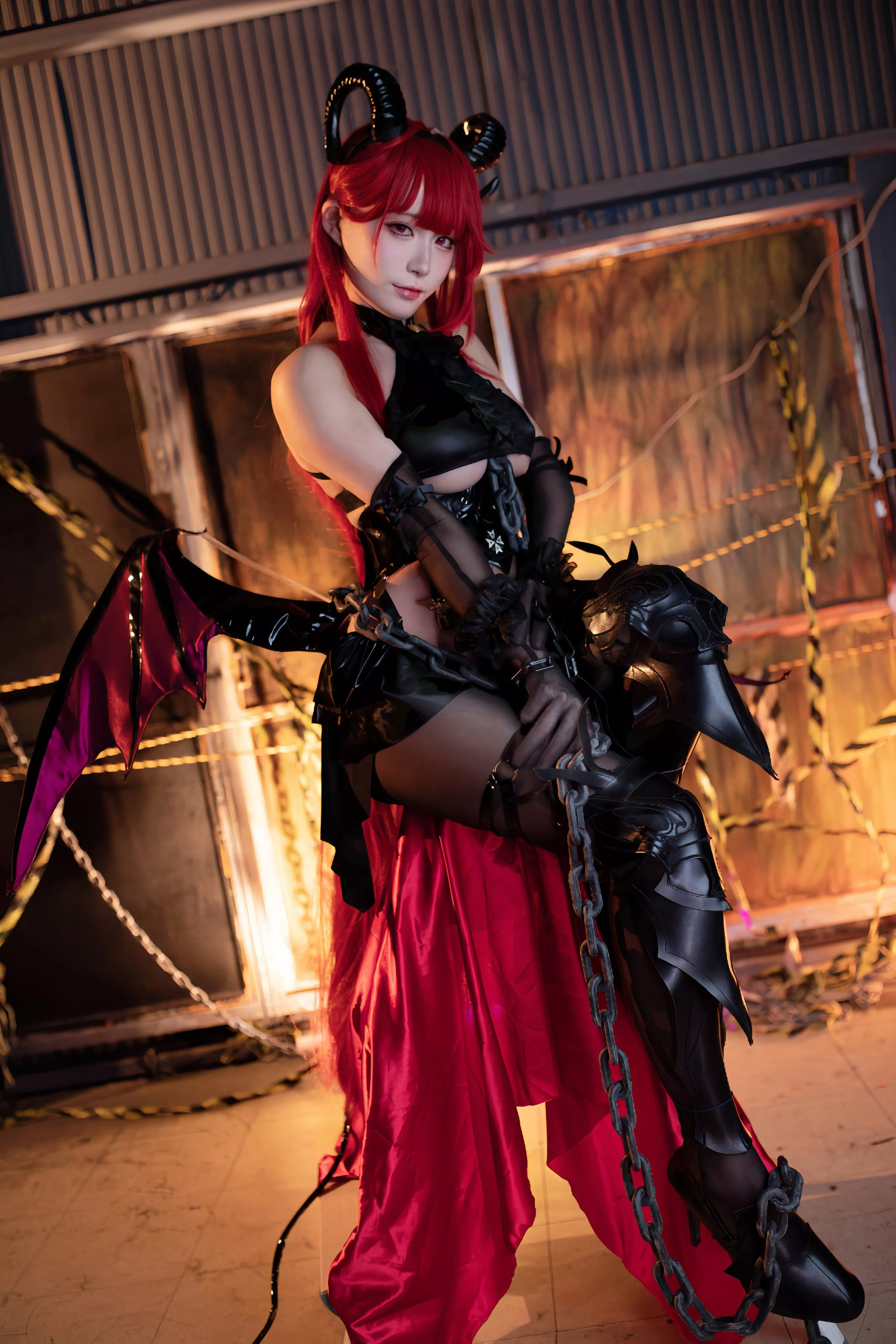 @hakonyanya Azur Lane - Hidenburg Succubus Cosplay