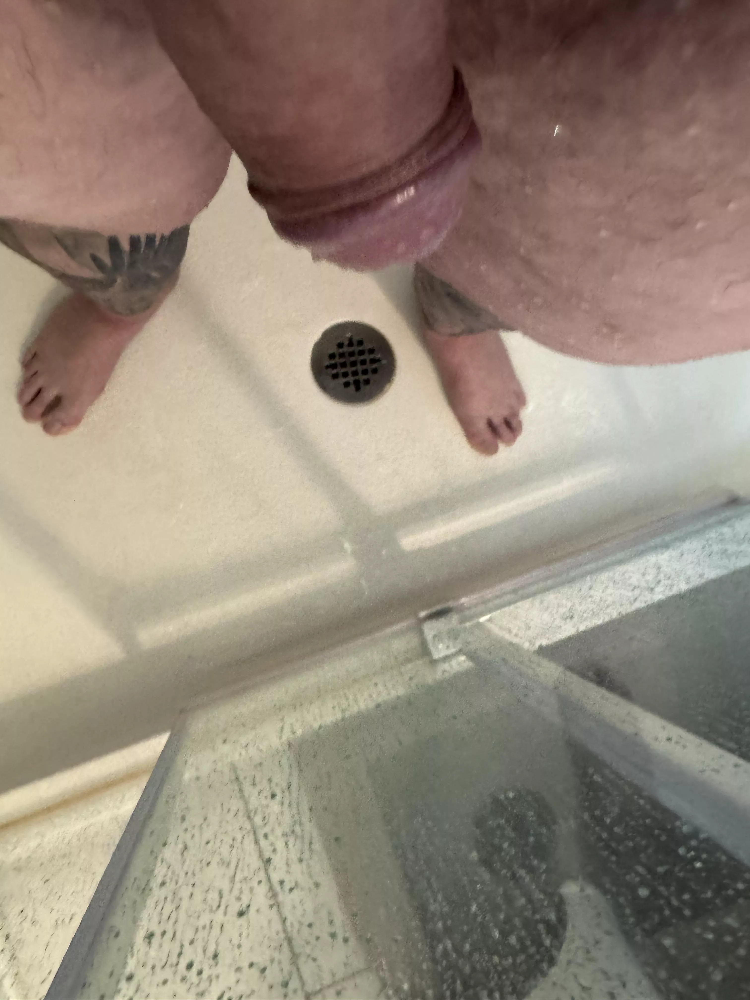 Hanging out in the shower