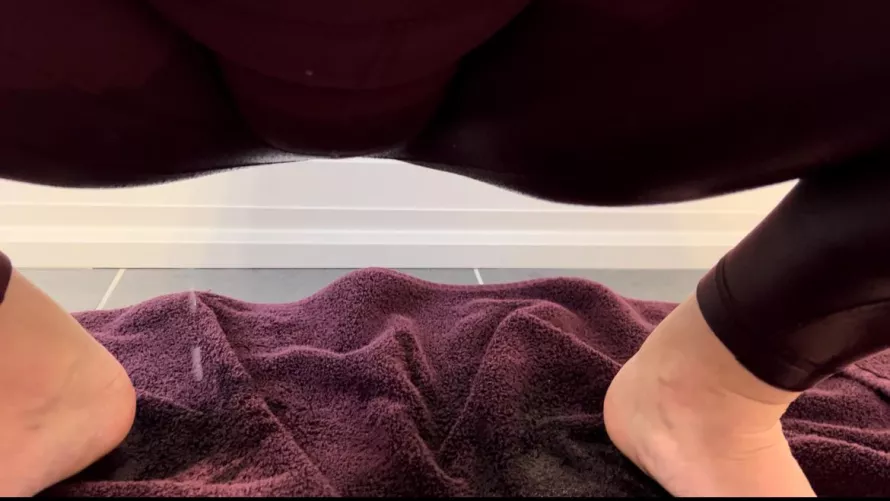 He begged me to keep my leggings on after 