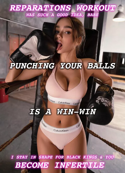 Help her to stay in shape for Black Gods 😜😈