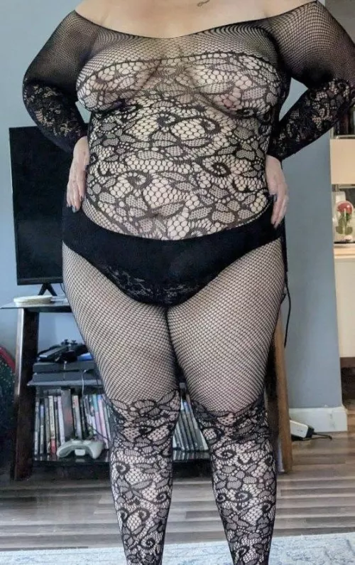 I can’t wait to get fucked in this. It even has an open crotch too…