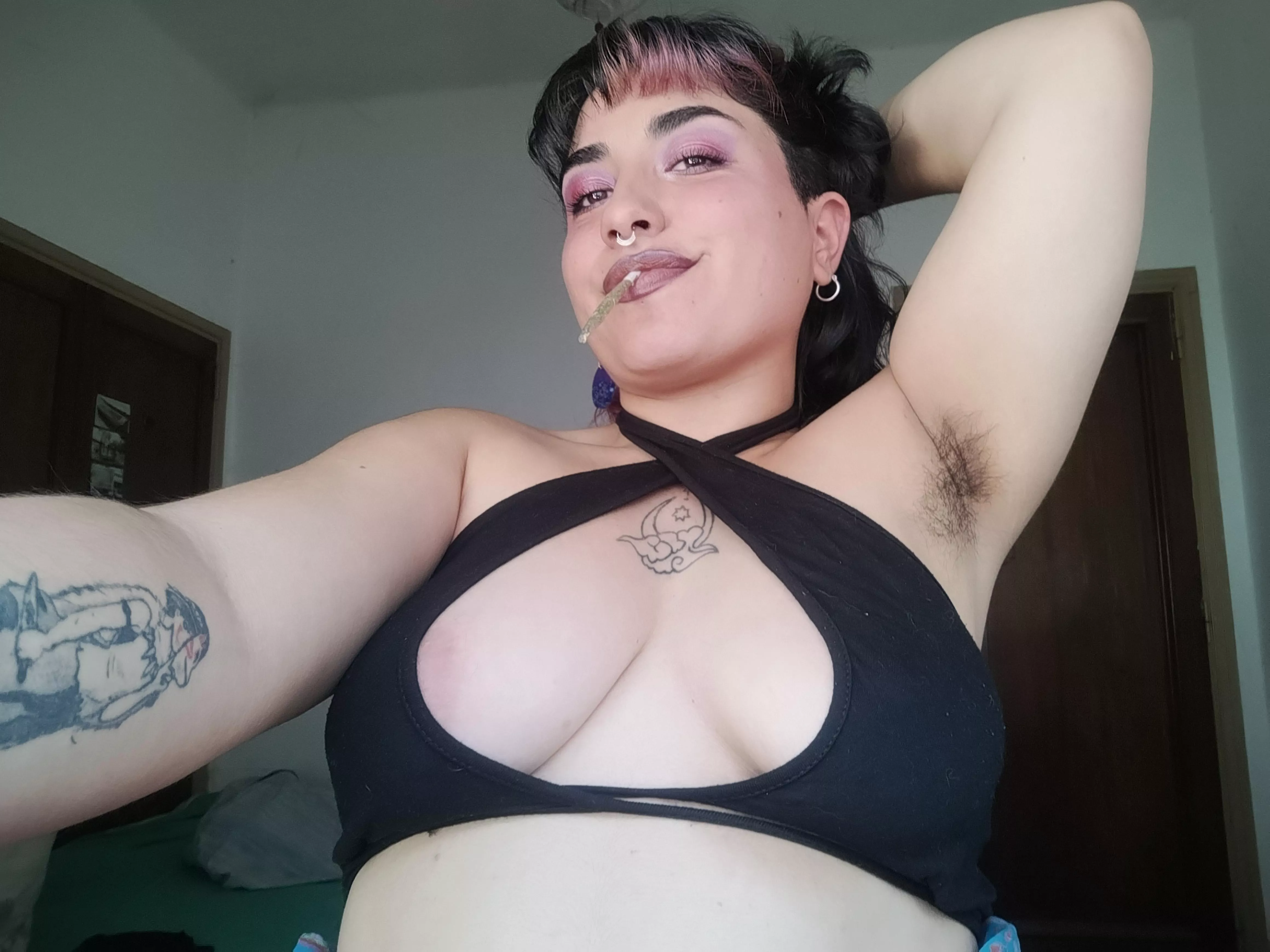 I like being really hairy and high [arms] 