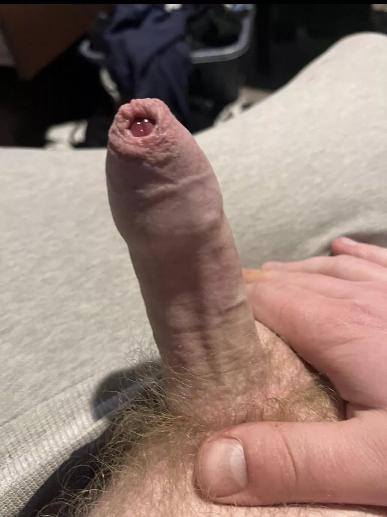 I love foreskin so much and wanna suck everyone in here( here’s mine)
