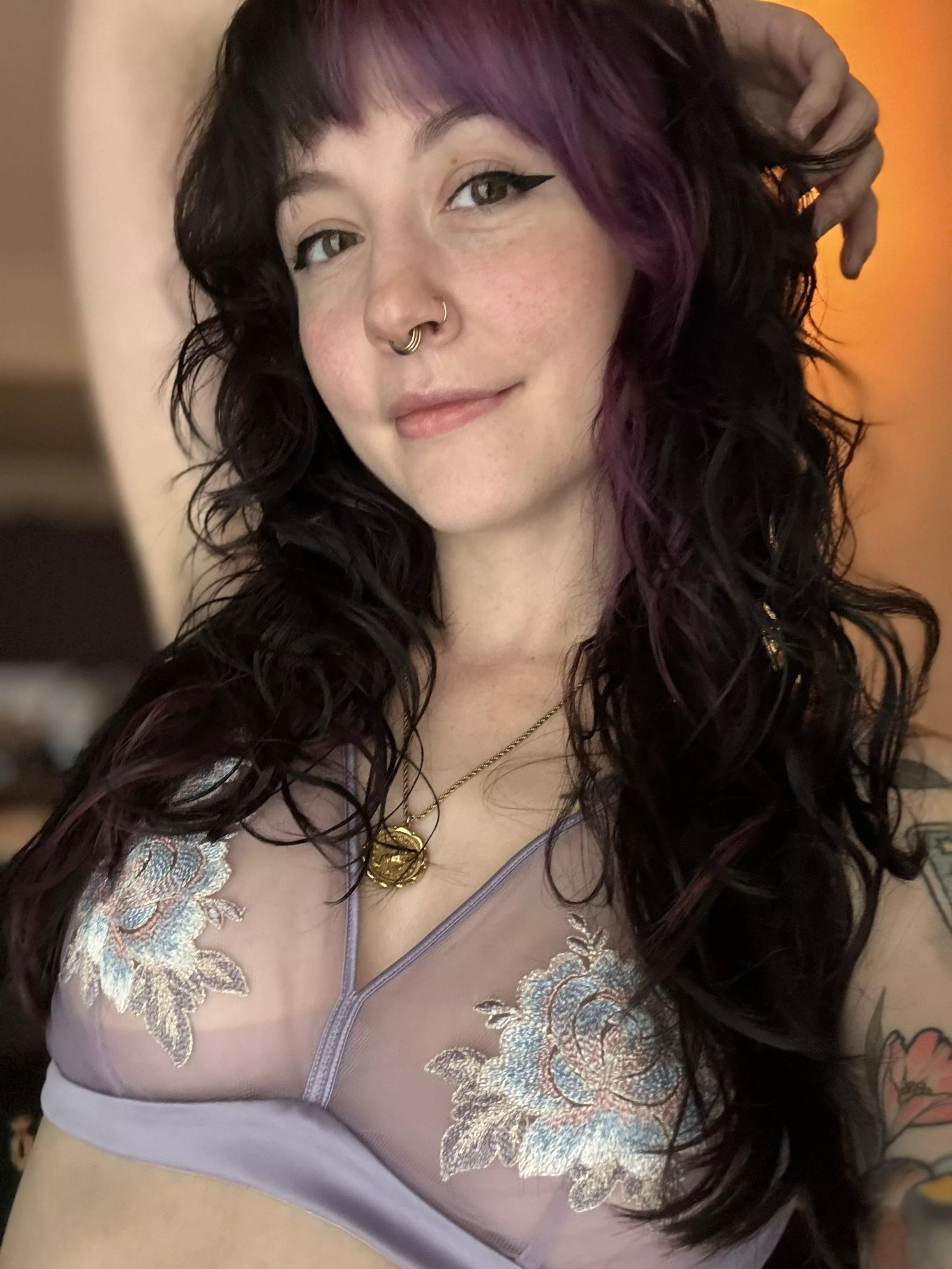 I love wearing bras like this under my work clothes 