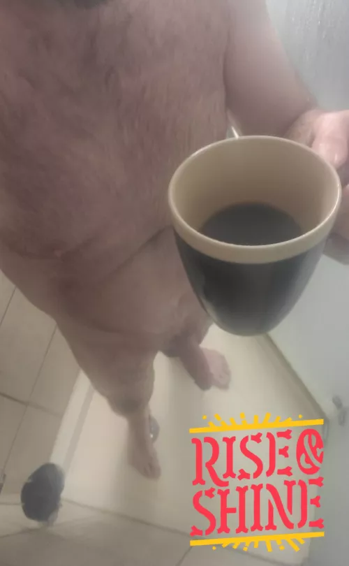 I'd make room in this small shower for the right Coffee Date!