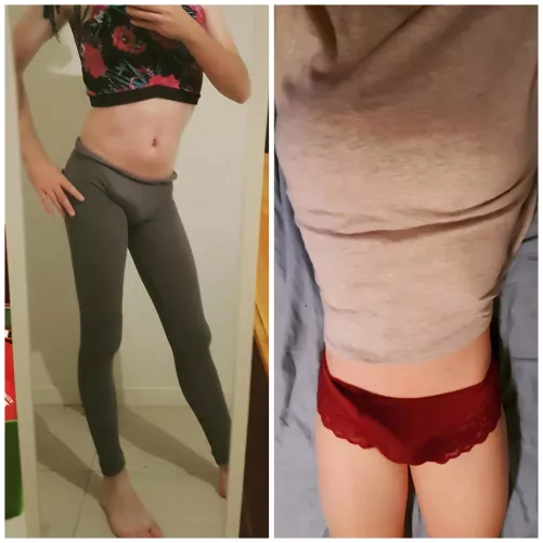 If I'm hard and it still fits in panties it can't be that big?