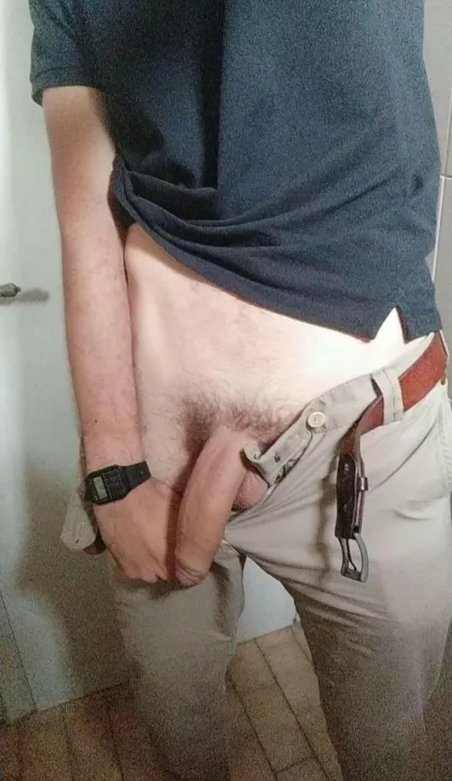 If it's already this wide, think when it gets hard (23)