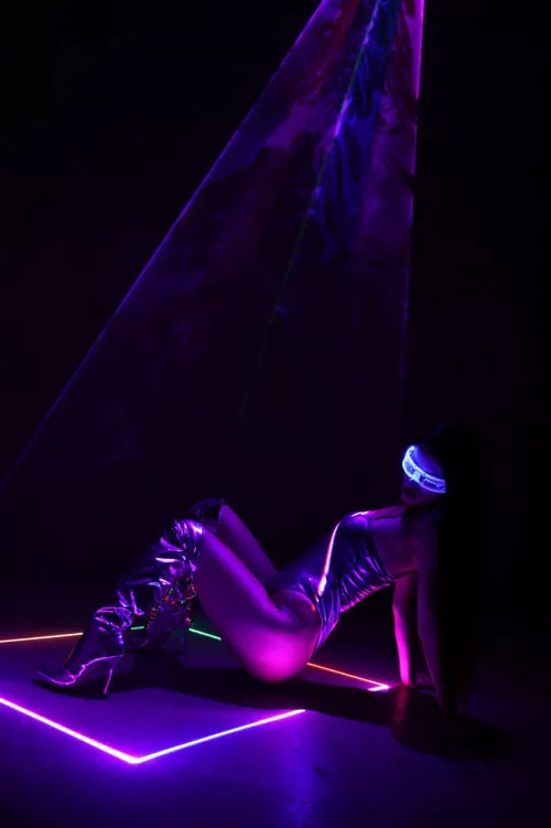 I'll throw a neon party where it's just the two of us. Figure out what we're gonna do