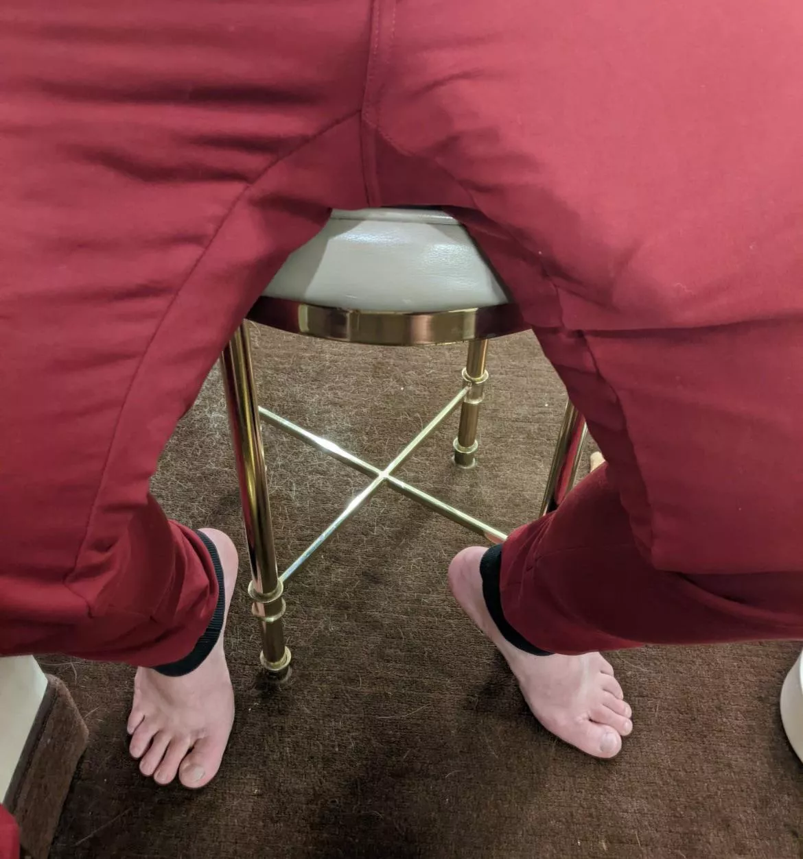 I’m loving the outline I get in these track pants.