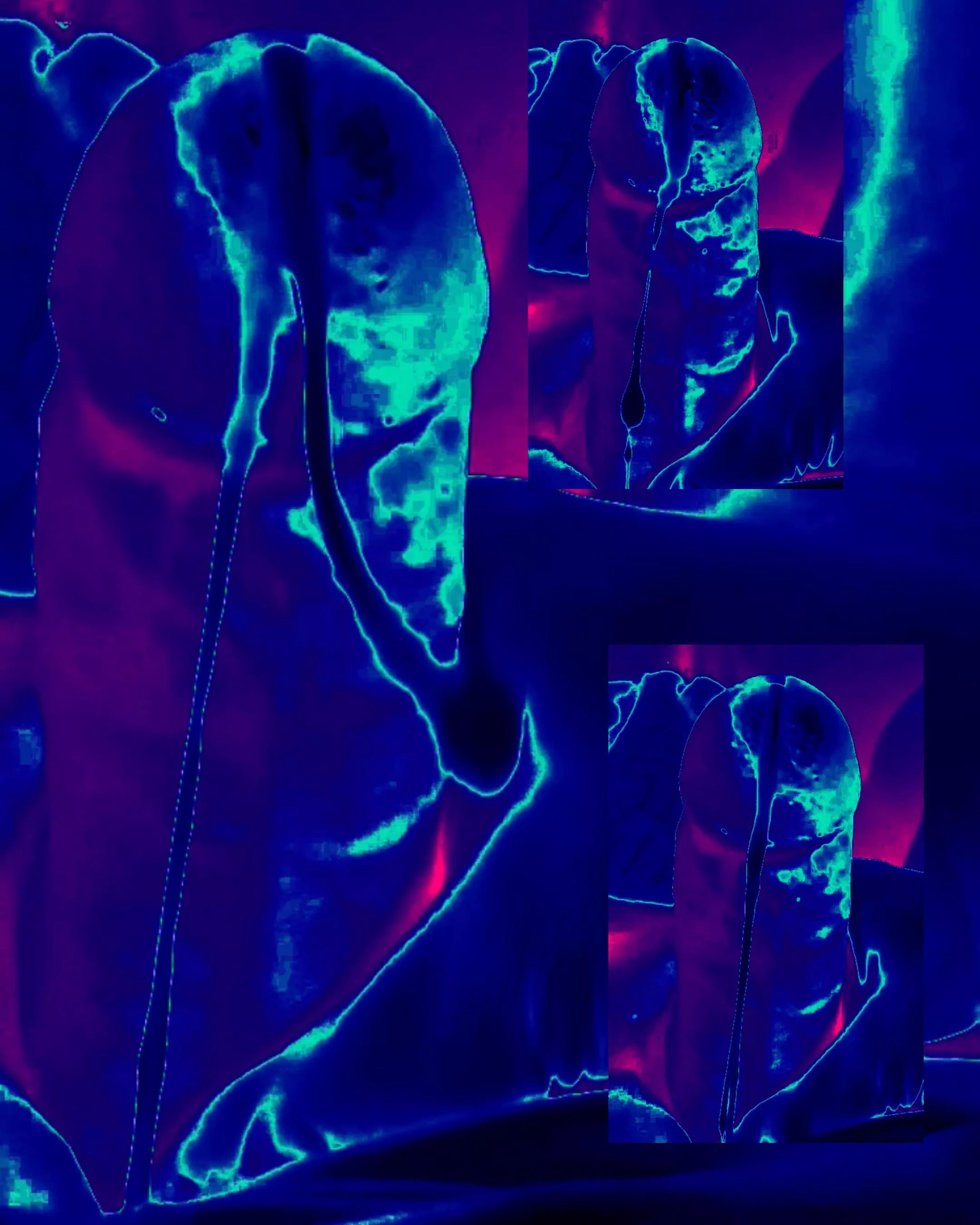 Inspired by the recent aurora borealis    ✨ 