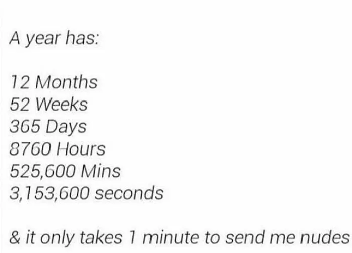 It only takes a minute 