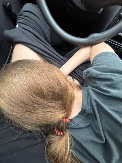 it was a spontaneous blowjob right in the parking lot