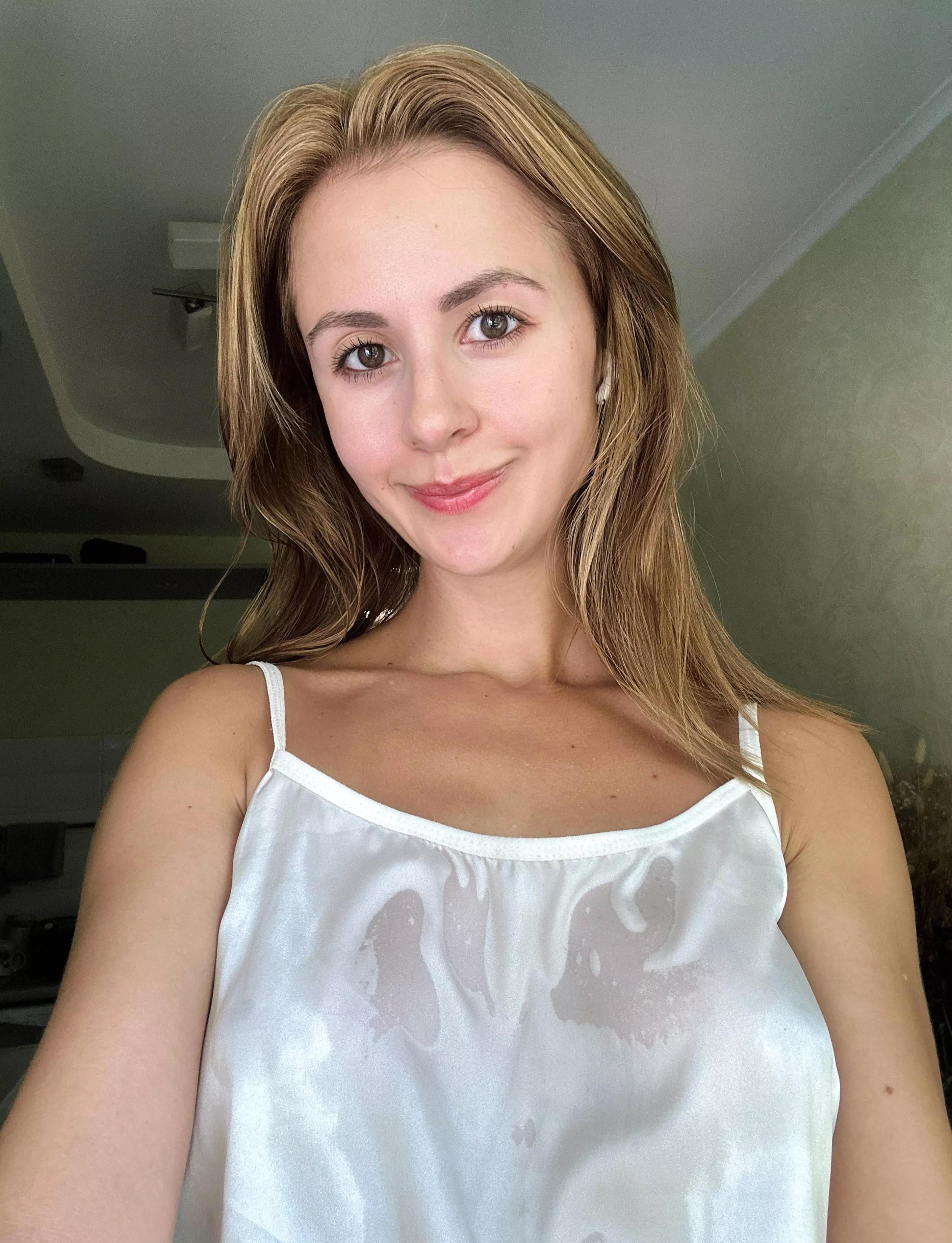 It's a hot Saturday afternoon and I'm sweating a little bit