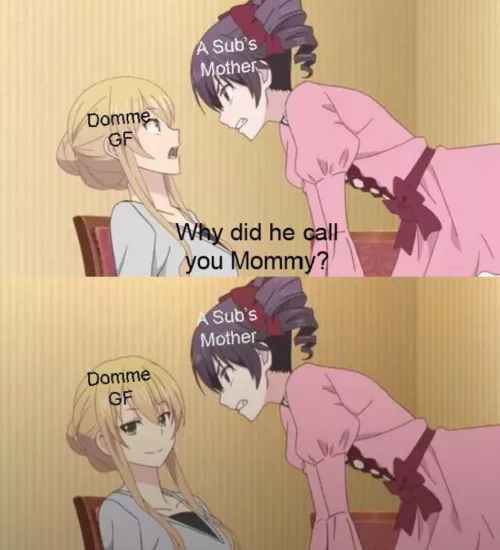 i’ve been ill lately so can’t post pics :( but. here’s one for the dommes