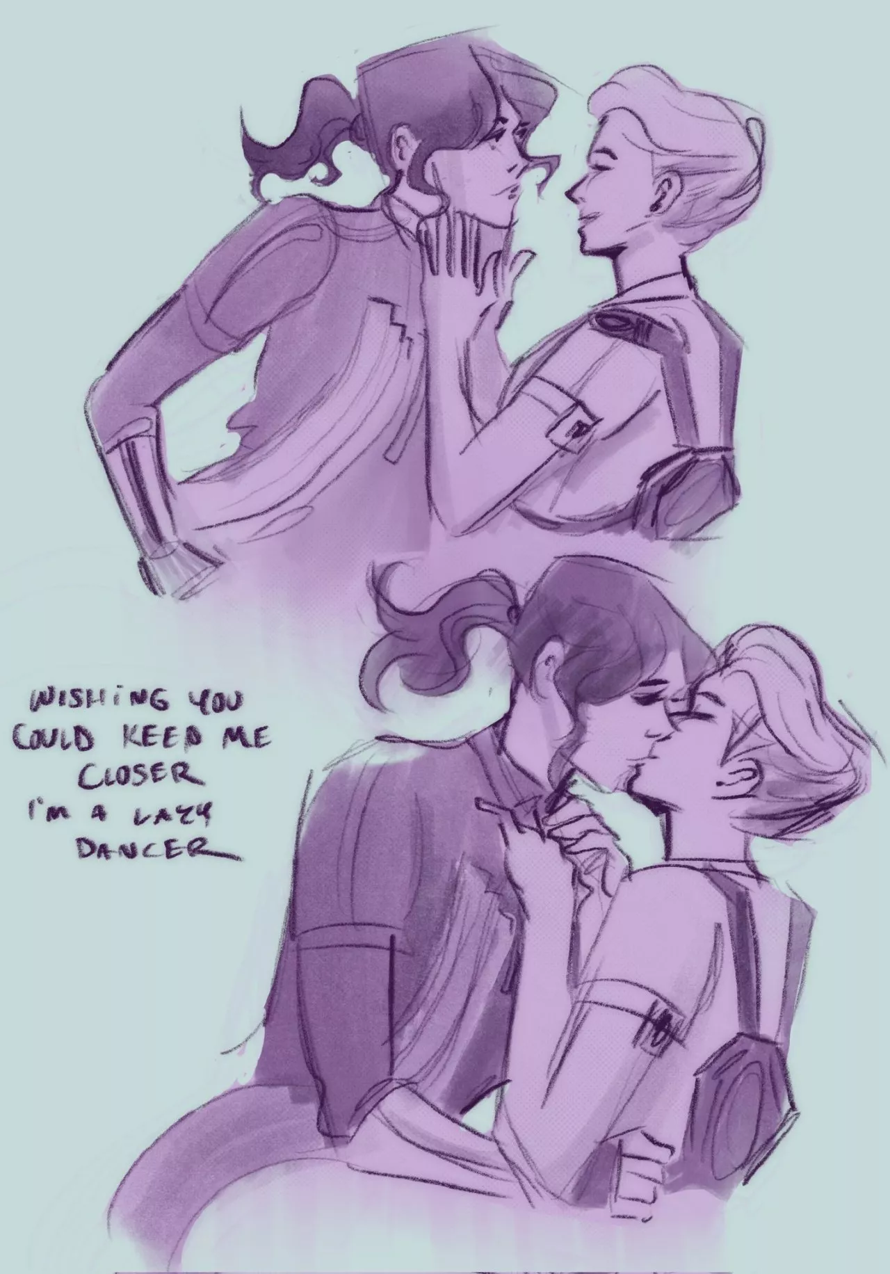 Jesse & Emily move with each other (marmsart) [Control]